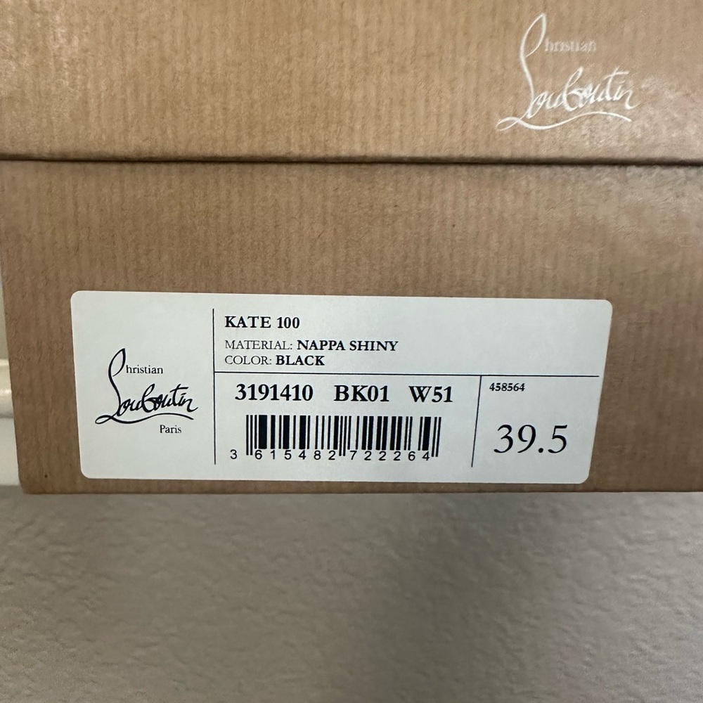 Christian Louboutin Black Heels with Red Soles